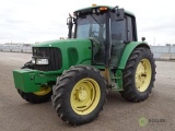 2003 John Deere 6420 4WD Agricultural Tractor, Enclosed Cab w/ Heat & A/C, PTO, Rear Auxiliary