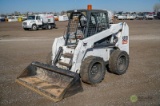 2008 Bobcat S220 Skid Steer Loader, Turbo, Auxiliary Hydraulics, 78in Bucket, Hour Meter Reads: