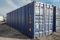 2018 40' Steel Storage Container, High Cube, One Tripper