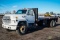 1993 FORD F700 S/A Flatbed Truck, V8 Gas, 5+2 Speed Transmission, 28,000 LB GVWR, 16' Bed, 10.00-20