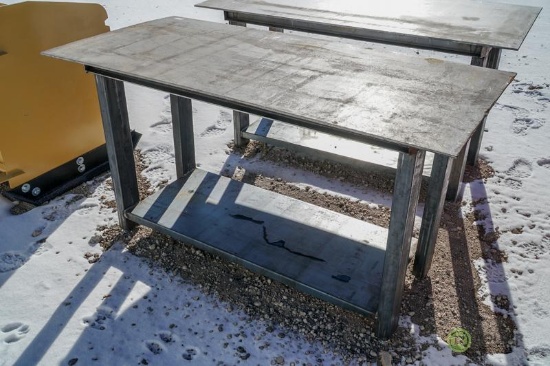 New Heavy Duty 30in x 57in Welding Shop Table w/ Shelf