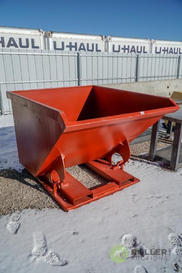 New Kit 2-Cubic Yard Trash Hopper, Self Dumping, 4000 LB Capacity