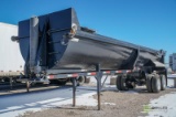 2001 CLEMENT T/A Rock Trailer, 32' Length, Frameless, Spring Suspension, High Liftgate, Electric