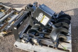 New Lowe 750 Posthole Digging Attachment w/ 9in, 12in & 15in Augers To Fit Skid Steer Loader