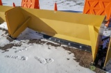 New 93in Heavy Duty Snow Pusher To Fit Skid Steer Loader