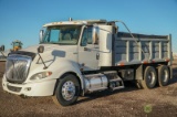 2012 INTERNATIONAL PROSTAR T/A Dump Truck, MaxxForce Diesel, 10-Speed Transmission, 4-Bag Air Ride