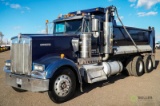 1993 KENWORTH W900 T/A Dump Truck, Detroit Series 60 Diesel, 12.7L, 13-Speed Transmission, Spring