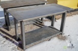 New Heavy Duty 30in x 57in Welding Shop Table w/ Shelf