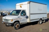 2002 FORD E350 Super Duty Cube Van, Triton 5.4L V8, Automatic, 15' Box, Rollup Door, Dually