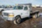 1997 FORD F350 XL Flatbed Truck, 5.8L, Automatic, 9' Bed, Dually, Odometer Reads: 132,257