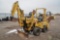 2002 Vermeer V3550A Ride-On Trencher, Backhoe Attachment, 54in Backfill Blade, 3-Cylinder Diesel,