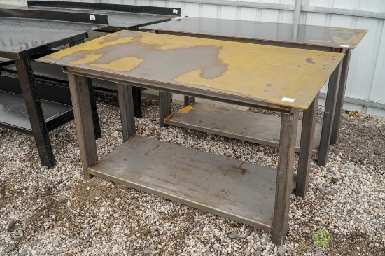 New Heavy Duty 30in x 57in Welding Shop Table w/ Shelf