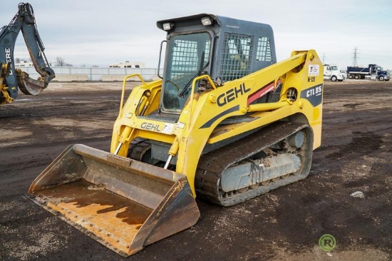 2008 Gehl CTL85 Crawler Skid Steer Loader, Enclosed Cab w/ Heat & A/C, 2-Speed, Turbo, 18in Rubber
