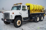 1983 INTERNATIONAL 1954 T/A Flatbed Truck, DT466 Diesel, Automatic, Hendrickson Spring Suspension,