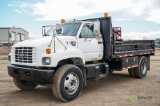 2000 CHEVROLET C7500 S/A Dump Truck, Caterpillar 3126 Diesel, 6-Speed Transmission, Spring