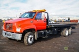 1997 CHEVROLET C6500 S/A Rollback Truck, Caterpillar 3116 Diesel, 5-Speed Transmission, Vulcan 19'