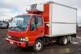 2001 ISUZU NPR S/A Box Truck, New Jasper Engine w/ Less Thank 6000 Miles, Automatic, 14' Box w/