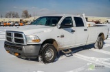 2011 DODGE RAM 2500 Heavy Duty 4x4 Crew Cab Pickup, Hemi 5.7L, Automatic (VIN:3D7TT2CT9BG560190)