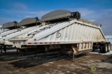 2007 CTS BDT-40 T/A Belly Dump Trailer, Single Gate, Electric Tarp, 68,000 LB GVWR, 11R24.5 Tires,