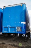 1986 FRUEHAUF S/A Van Trailer, 28' x 102in, Spring Suspension, Rollup Back Door, 11R24.5 Tires