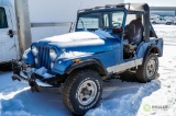 1974 JEEP CJ5 SUV, V8, Manual Transmission, Odometer Reads: 12,168, NO Key, TOW AWAY - Not Running,