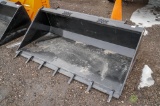 New 66in Skid Steer Bucket w/ Teeth