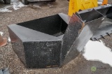 New Kit 3/4 Cubic Yard Concrete Placement Bucket To Fit Skid Steer Loader