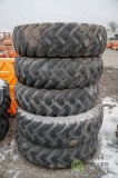 (5) Motor Grader Tires 14.00-R24