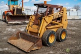 Case 1845C Skid Steer Loader, Auxiliary Hydraulics, 72in Bucket, 12-16.5 Tires, Hour Meter Reads: