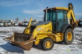 2004 John Deere 310G 4WD Loader/Backhoe, Extendahoe, Auxiliary Hydraulics, EROPS, 12in Hoe Bucket,