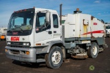 2008 ELGIN EAGLE Street Sweeper, Mounted on GMC T7500 Chassis, Isuzu Front Diesel Engine, John Deere