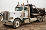 1990 PETERBILT 379 T/A Dump Truck, Caterpillar 3406B Diesel, 15-Speed Transmission, 4-Bag Air Ride