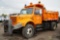 2000 INTERNATIONAL 4900 S/A Dump Truck, Diesel, Automatic, 10' Dump Box, Tarp, Front Snow Plow