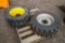 (2) 12-16.5 Skid Steer Tires w/ Rims