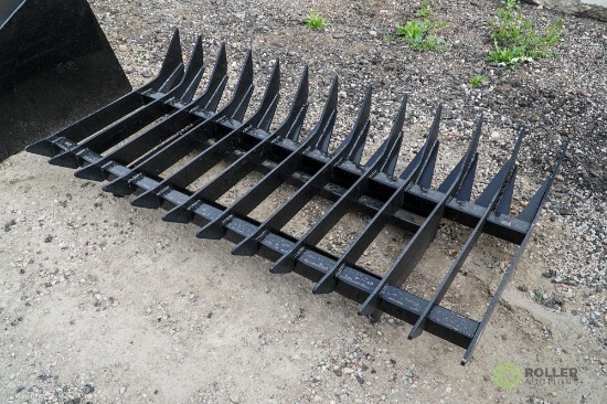 New Kit Root Rake To Fit Skid Steer Loader