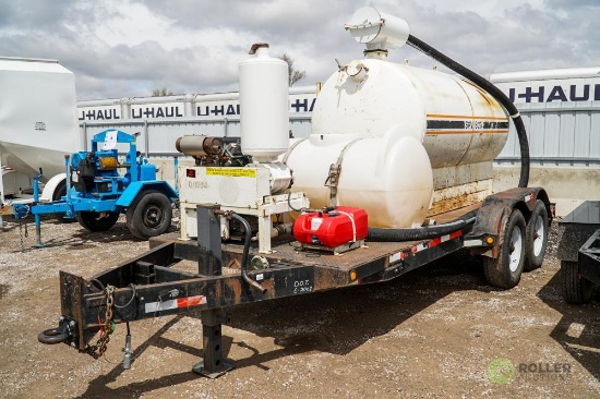 1999 VACMASTER SPV-800 T/A Vacuum Trailer, 800-Gallon Capacity, Kohler Gas Engine, Mounted on Maxey