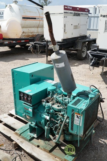 Onan 7.5 KW Genset, Diesel w/ Transfer Switch