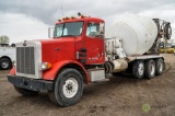 1988 PETERBILT 357 T/A Ready Mix Truck, Cummins Diesel, 9-Speed Transmission, Spring Suspension, Air