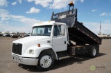 2000 FREIGHTLINER FL60 S/A Flatbed / Dump Truck, Caterpillar 3126 Diesel, 320 HP, 6- Speed