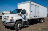 2006 GMC C7500 S/A Van Body Truck, Duramax Diesel, Automatic, 24' Box, 25,950 LB GVWR, Rollup Back