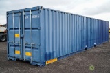 40' Steel Storage Container, Doors On Both Ends, Forklift Pockets