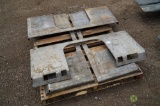 (4) New Brute Quick Attach Plates To Fit Skid Steer Loader