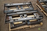 (4) New KT Skid Steer Frame Attachments