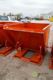 New Kit 1.75 Cubic Yard Trash Hopper, Self Dumping, 6000 LB Capacity