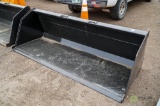 New Kit 90in Snow/Mulch Bucket To Fit Skid Steer Loader