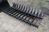 New Kit Root Rake To Fit Skid Steer Loader