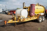 1999 VACTRON PMD-800GT T/A Vacuum Trailer, 800 Gallon Tank, 25 HP Gas Engine, Pintle Hitch