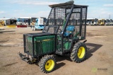 John Deere 755 Tractor, PTO, 3-Pt, Cage Enclosure, Diesel, City Unit, Hour Meter Reads: 3065, S/N: