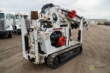 2008 SDP EZ Hauler 4100 Mini Crane, Yanmar Diesel, 12in Rubber Tracks, Hydraulic Stabilizers,