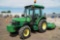 2001 John Deere 5520 4WD Agricultural Tractor, Enclosed Cab w/ Heat & A/C, PTO, 3-Pt, Rear Auxiliary